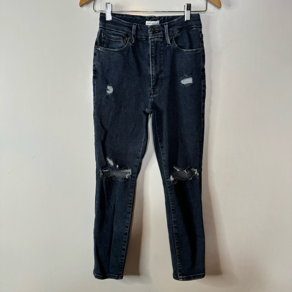 Good American‎ Distressed Skinny Jeans Size 6/12